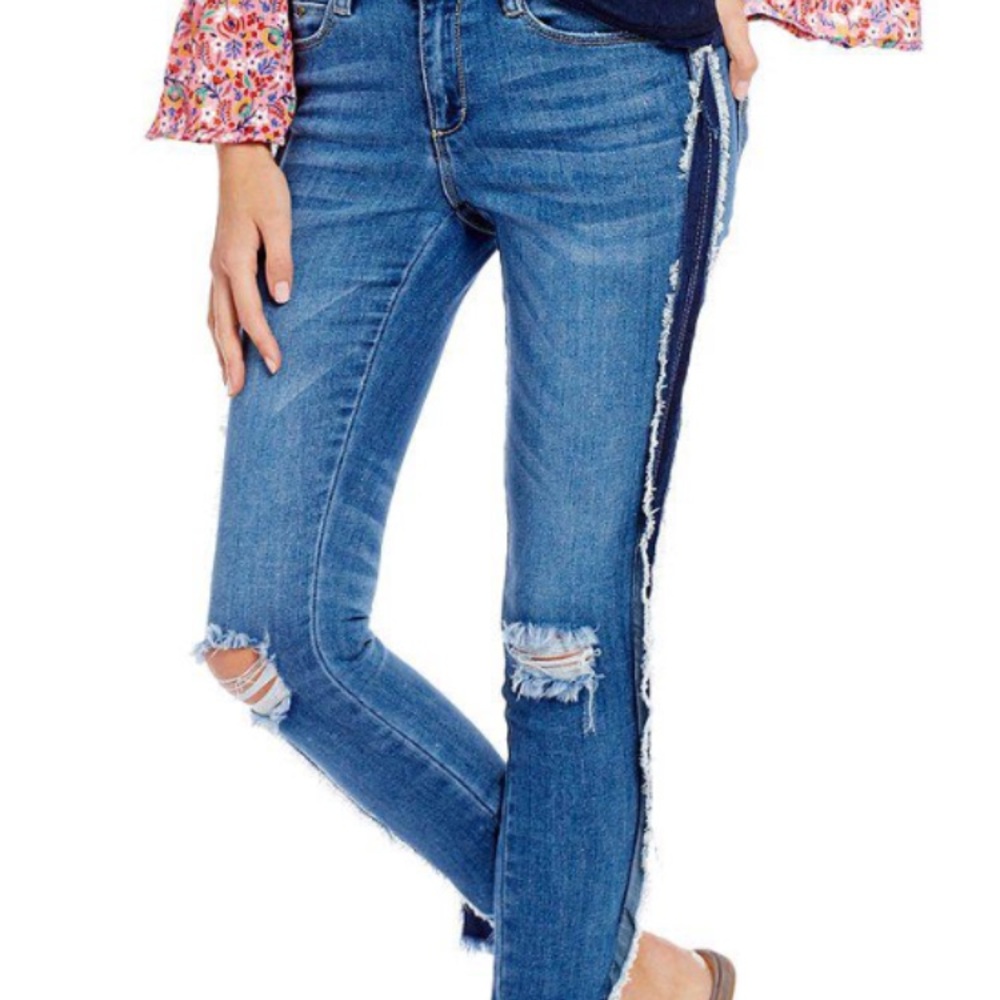 Ban • Jara Tuxedo Striped Jeans